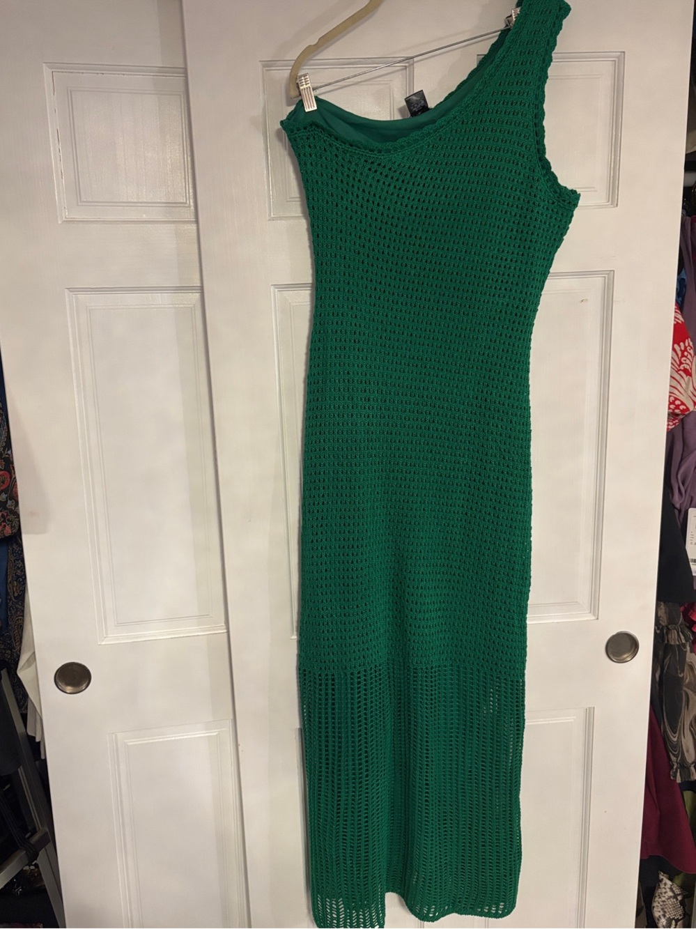 Capri Fashion Nova One-Shoulder Knit Maxi Dress